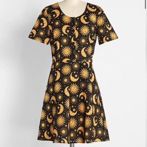 NWT Modcloth Celestial Baby Doll Dress